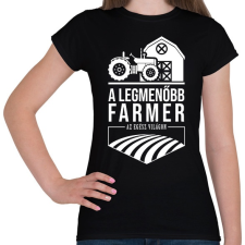 PRINTFASHION A legmenőbb farmer - Női póló - Fekete női póló