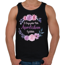 PRINTFASHION A legszebb nők áprilisban születtek - Férfi atléta - Fekete