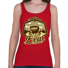 PRINTFASHION A lényeg - Női atléta - Cseresznyepiros