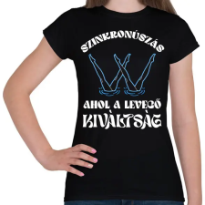 PRINTFASHION A levegő kiváltság - Női póló - Fekete női póló