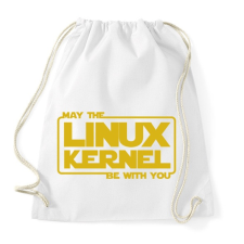 PRINTFASHION A Linux Kernel legyen veled - Sportzsák, Tornazsák - Fehér tornazsák