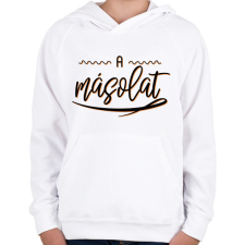 PRINTFASHION A másolat - iker - Gyerek kapucnis pulóver - Fehér gyerek pulóver, kardigán