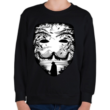 PRINTFASHION A maszk - Vérbosszú - Gyerek pulóver - Fekete gyerek pulóver, kardigán