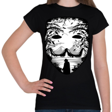 PRINTFASHION A maszk - Vérbosszú - Női póló - Fekete