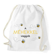 PRINTFASHION A méhekkel vagyok - Sportzsák, Tornazsák - Fehér tornazsák
