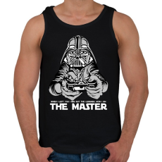 PRINTFASHION A mester - Férfi atléta - Fekete