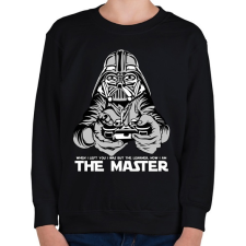 PRINTFASHION A mester - Gyerek pulóver - Fekete gyerek pulóver, kardigán