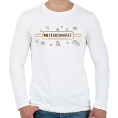 PRINTFASHION A mestercukrász - Férfi hosszú ujjú póló - Fehér