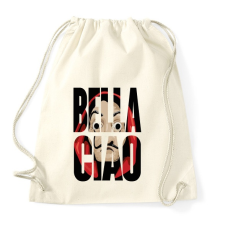 PRINTFASHION A nagy pénzrablás - Bella ciao - Sportzsák, Tornazsák - Natúr tornazsák