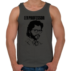 PRINTFASHION A nagy pénzrablás - EL PROFESSOR - Férfi atléta - Sötétszürke
