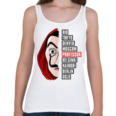 PRINTFASHION A nagy pénzrablás - La Casa de Papel - Money Heist - Női atléta - Fehér