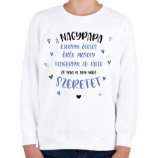 PRINTFASHION A nagypapa ezernyi ölelés - Gyerek pulóver - Fehér gyerek pulóver, kardigán