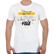 PRINTFASHION A nap is kisüt - Férfi póló - Fehér férfi póló