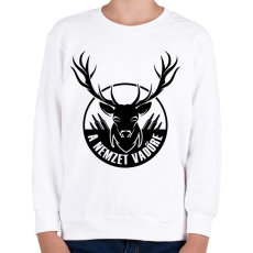 PRINTFASHION A nemzet vadőre - Gyerek pulóver - Fehér
