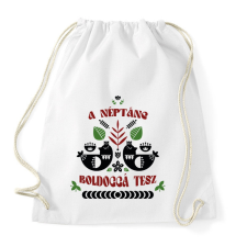 PRINTFASHION A néptánc boldoggá tesz - Sportzsák, Tornazsák - Fehér tornazsák