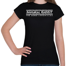 PRINTFASHION A nyúlszamuráj krónikái - Női póló - Fekete