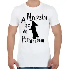 PRINTFASHION A Nyuszim az én Patrónusom - Férfi póló - Fehér férfi póló