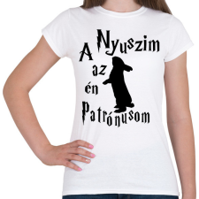 PRINTFASHION A Nyuszim az én Patrónusom - Női póló - Fehér női póló