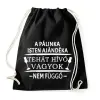 PRINTFASHION A pálinka isten ajándéka! - Sportzsák, Tornazsák - Fekete