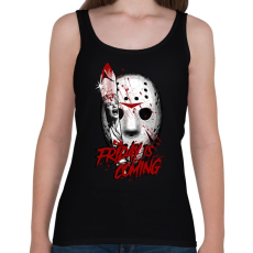 PRINTFASHION A péntek közeleg - Női atléta - Fekete