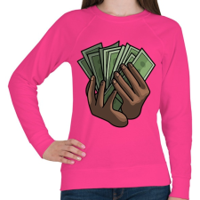 PRINTFASHION A pénz beszél. - Női pulóver - Fukszia női pulóver, kardigán