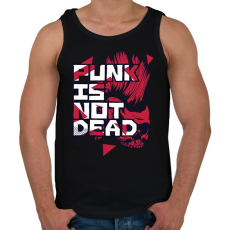 PRINTFASHION A punkok sosem halnak meg - Férfi atléta - Fekete