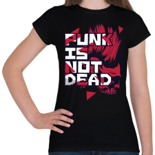 PRINTFASHION A punkok sosem halnak meg - Női póló - Fekete női póló