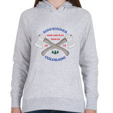 PRINTFASHION A ragyogás - Női kapucnis pulóver - Sport szürke női pulóver, kardigán