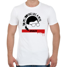 PRINTFASHION A real snack - Férfi póló - Fehér férfi póló