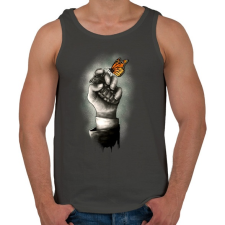 PRINTFASHION A remény jele - Férfi atléta - Sötétszürke atléta, trikó