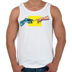 PRINTFASHION A robot teremtése - Férfi atléta - Fehér