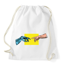 PRINTFASHION A robot teremtése - Sportzsák, Tornazsák - Fehér tornazsák