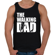 PRINTFASHION A sétáló apa - Férfi atléta - Fekete atléta, trikó