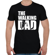 PRINTFASHION A sétáló apa - Férfi póló - Fekete