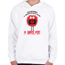 PRINTFASHION A sikolyod - Gyerek kapucnis pulóver - Fehér gyerek pulóver, kardigán