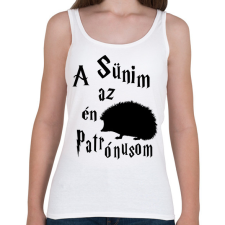 PRINTFASHION A Sünim az én Patrónusom - Női atléta - Fehér női trikó