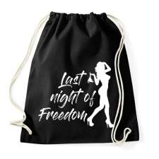 PRINTFASHION A szabadság utolsó éjszakája - Sportzsák, Tornazsák - Fekete tornazsák