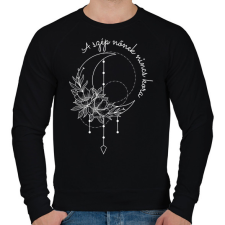 PRINTFASHION A szép nőnek - Férfi pulóver - Fekete férfi pulóver, kardigán