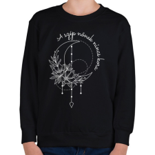 PRINTFASHION A szép nőnek - Gyerek pulóver - Fekete gyerek pulóver, kardigán