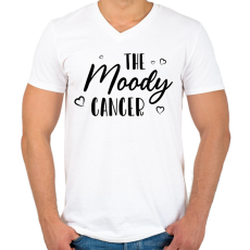 PRINTFASHION A szeszélyes rák - Férfi V-nyakú póló - Fehér