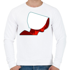 PRINTFASHION A szolgálólány meséje draw - Férfi pulóver - Fehér férfi pulóver, kardigán