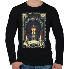 PRINTFASHION A szüzek törzse - Férfi hosszú ujjú póló - Fekete