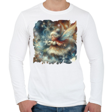 PRINTFASHION A tél tündére - Férfi hosszú ujjú póló - Fehér