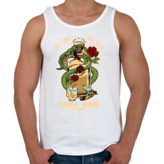 PRINTFASHION A tequila méreg - Férfi atléta - Fehér