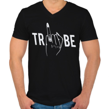 PRINTFASHION A törzs - Férfi V-nyakú póló - Fekete férfi póló