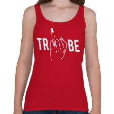 PRINTFASHION A törzs - Női atléta - Cseresznyepiros női trikó