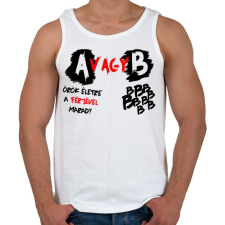 PRINTFASHION A vagy B Feleség - Férfi atléta - Fehér atléta, trikó