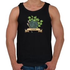 PRINTFASHION A vándor - Férfi atléta - Fekete atléta, trikó