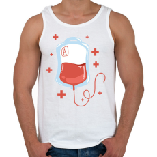 PRINTFASHION A+vér - Férfi atléta - Fehér