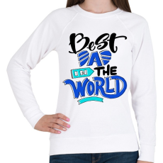 PRINTFASHION A világ legjobb apukája - Női pulóver - Fehér